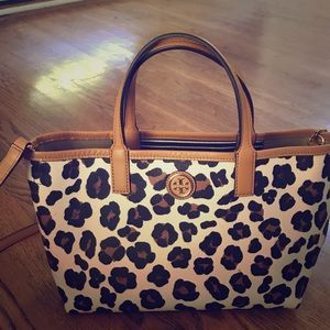 Tory Burch mini leopard crossbody